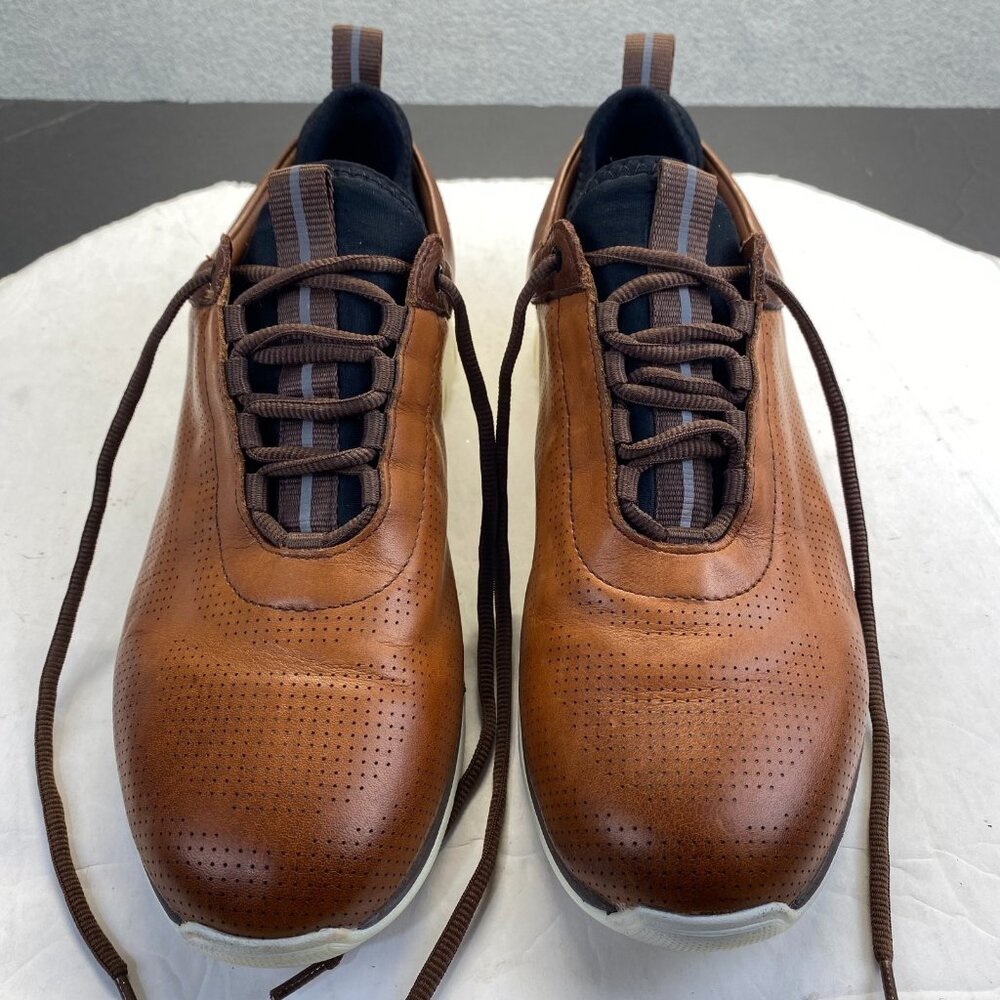 Johnston & Murphy XC4 Prentiss U-Throat Sneaker Men's Brown Leather Size 10 M